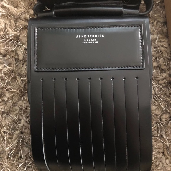 Acne Studios Laurie black fringe crossbody 🎉HP🎉 - Picture 3 of 8